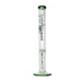 Johnny Green | 24″ 9mm Straight Tube with Grid Percolator Slide – Green (MJG-015) Glass Bong Canadian Distributor