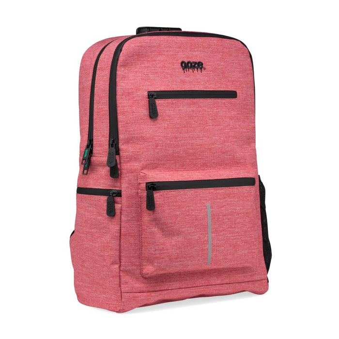 Ooze | Traveler Classic Smell Proof Backpack Bag Cannatron Coral Red