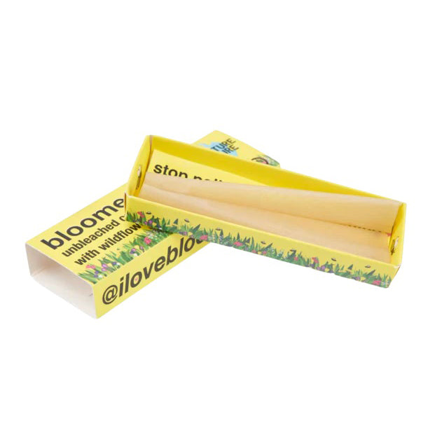 bloomer™ | queen size paper cones - unbleached box of 20 Pre-rolled Cone (Display Pack) bloomer