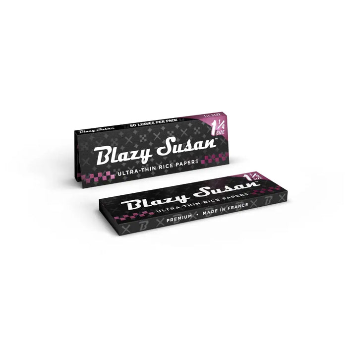 Blazy Susan | 1 ¼″ Ultra-Thin Rice Papers – 50 Count 1 - 1/4" Size Smoking Cat Distribution