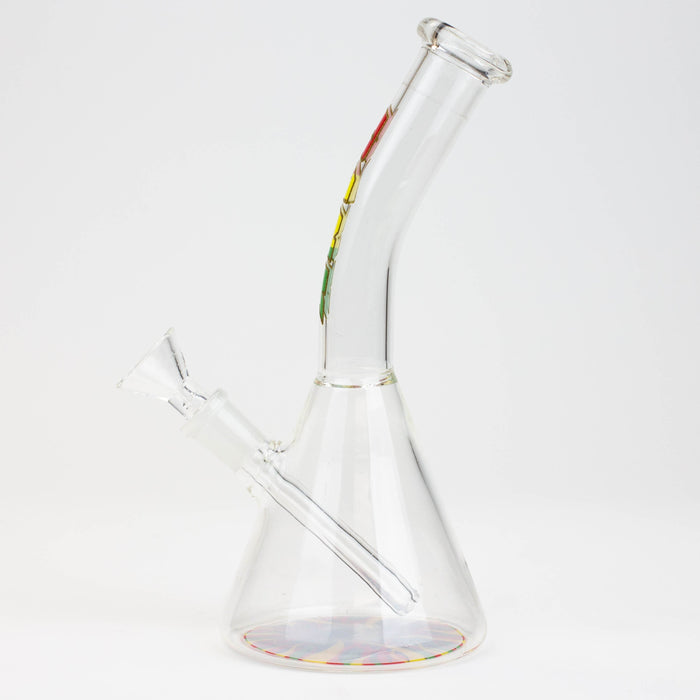 8" DANK Mini Bong with Colour Bottom Glass Bong Northern Aurora Trading Ltd