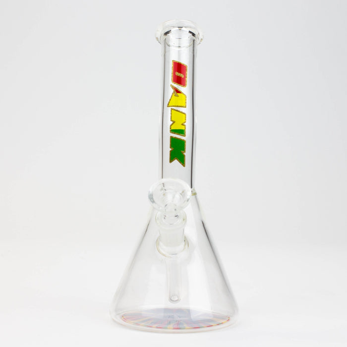 8" DANK Mini Bong with Colour Bottom Glass Bong Northern Aurora Trading Ltd