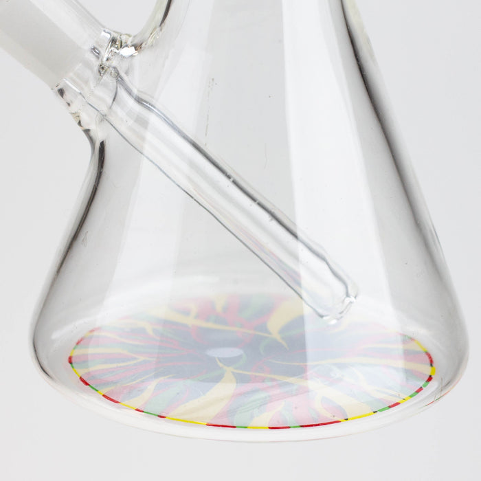 8" DANK Mini Bong with Colour Bottom Glass Bong Northern Aurora Trading Ltd