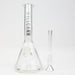 WellCann | 8" Clear Glass Beaker Bong with Bent Neck Glass Bong Smoking Cat Distribution