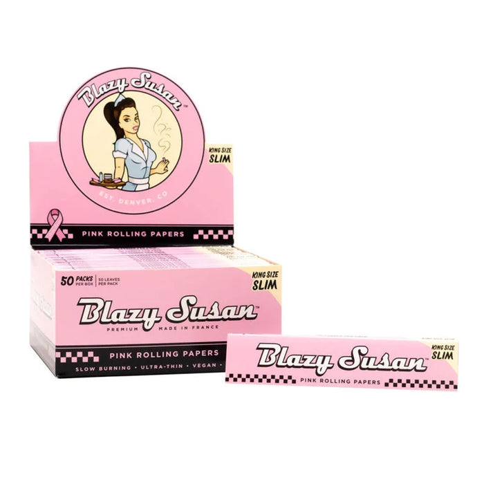 Blazy Susan | King Size Rolling Pink paper box of 50