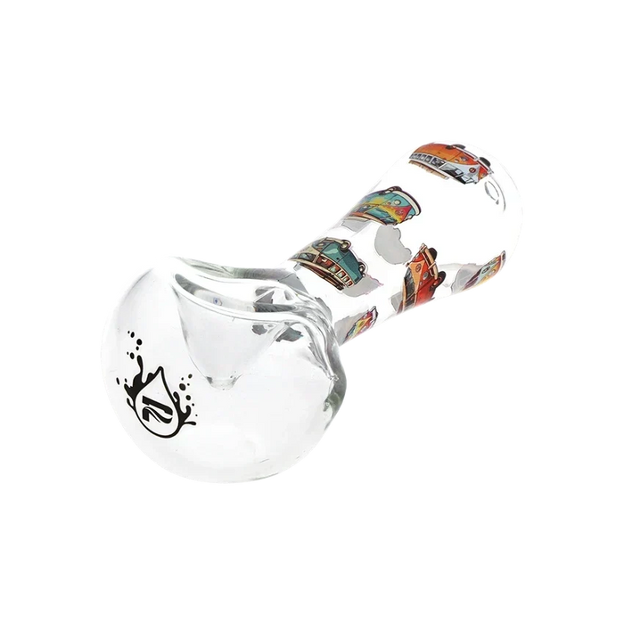Pulsar VW Bus 4.5" Glass Spoon Pipe 3 Count set Glass Pipe Smoking Cat Distribution