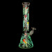 Red Eye Glass® | 15" 7mm Glow in the Dark Jellyfish Water Pipe [REG155] Glass Bong Smoking Cat Distribution