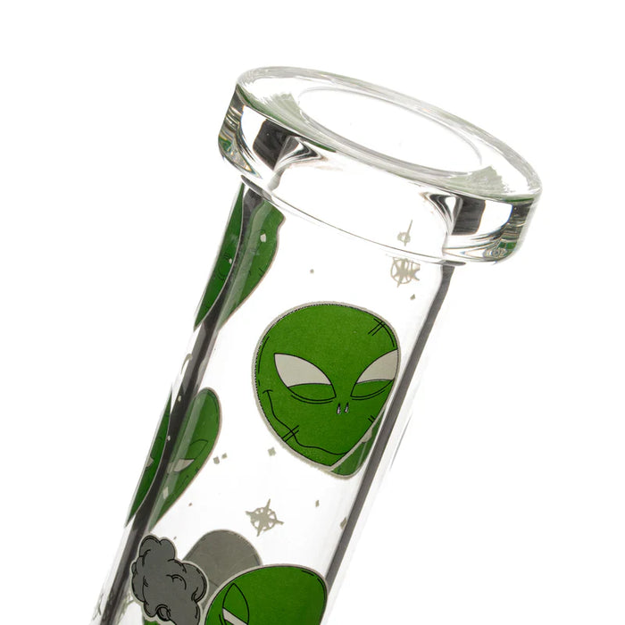 Red Eye Glass® | 10" Alien Glow-in-the-Dark Water Pipe [REG158] Glass Bong Smoking Cat Distribution