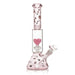 Red Eye Glass® | 12" Dual Chamber Floating Heart Water Pipe [REG174] Glass Bong Smoking Cat Distribution