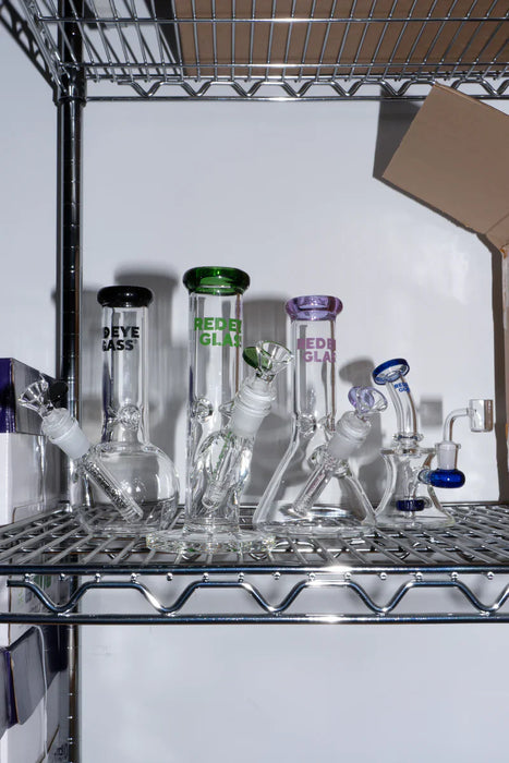Red Eye Glass® | 8" Beaker Base Water Pipe[REG216] Glass Bong Smoking Cat Distribution
