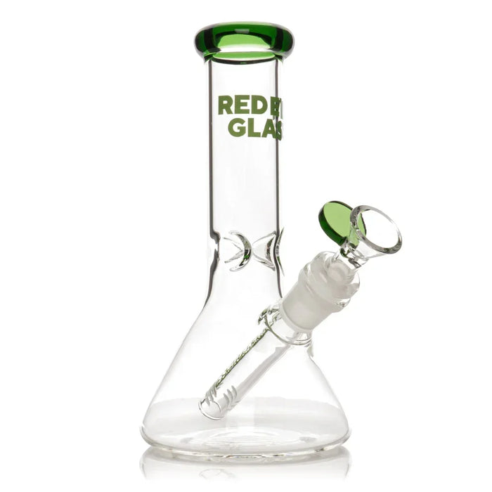 Red Eye Glass 8" Beaker Bong with Decorative Gift Box included Bongs Smoking Cat Distribution Green