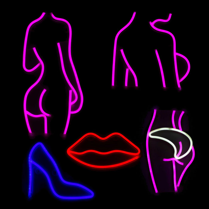 LED Neon Decoration Signs - Sexy Collections Flag · Sign JJ Distribution