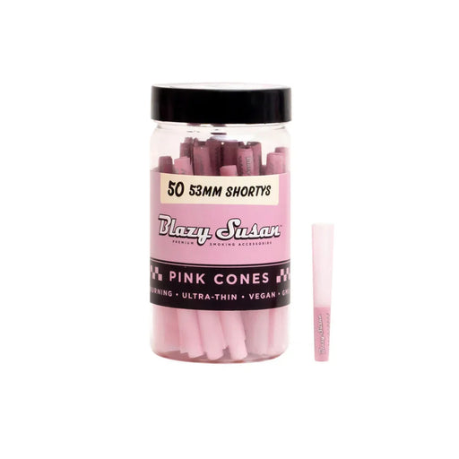 Blazy Susan | Pink shorty Cones Pack of 50 Pre-rolled Cone (Bulk / Tower) BB Canada