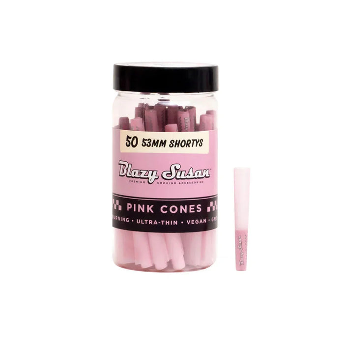 Blazy Susan | Pink shorty Cones Pack of 50 Pre-rolled Cone (Bulk / Tower) BB Canada