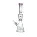 16" 7mm Colored Beaker Bong – Premium Thick Glass with Grid Perc Glass Bong Small Biz Distributors