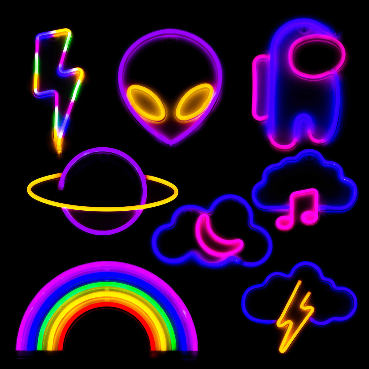 neon sign デニム　size42 LED Neon Decoration Signs - Space Collections — Bong Outlet Canada