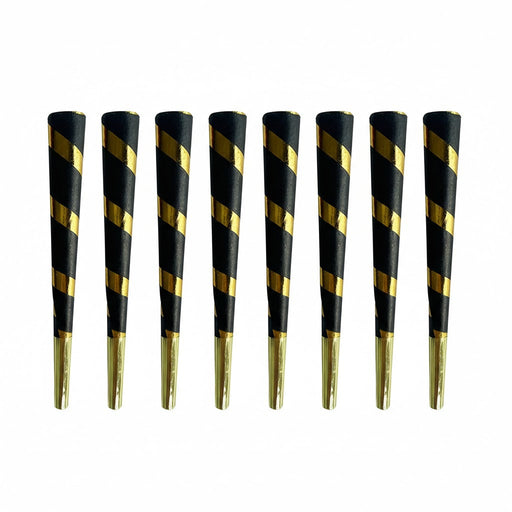 Shine | Tiger Stripes King Size 8 cones - 12 Packs Pre-rolled Cone (Display Pack) Shine Papers Box of Tiger Stripes