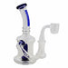 BoroSci | 6" Circ Recycler Glass Rig Glass Rig Maq Distributors Blue