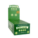 Elements Green smoking Papers 1 - 1/4" Size ONE Single Wide - 25 packs