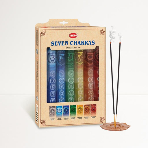 HEM | Seven Chakras Aromatherapy Gift Pack – 9" Incense SunGlow