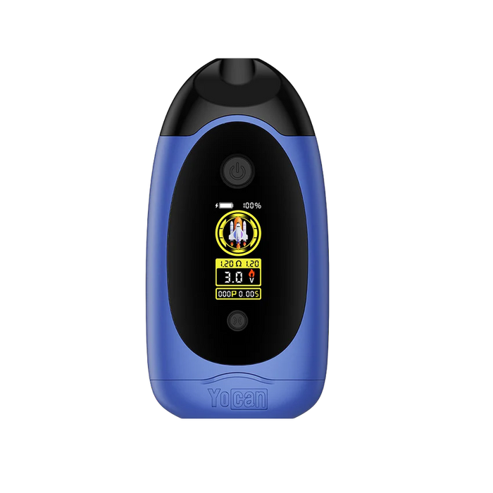 Yocan | Dubb Dual Cartridge Digital Vaporizer Assorted Colours 510 Battery Smoking Cat Distribution(S) BLUE