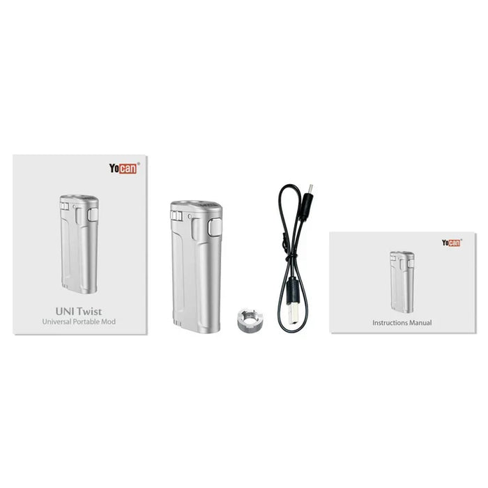Yocan | UNI Twist Variable Voltage 510 Battery Kit with Charger 510 Battery Maq Distributors