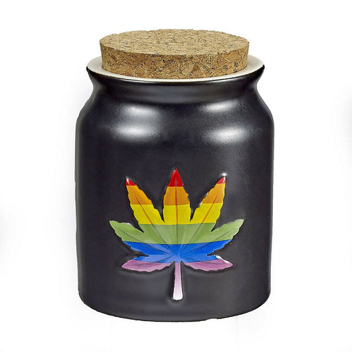RAINBOW LEAF STASH JAR Jar Roast and Toast Gifts