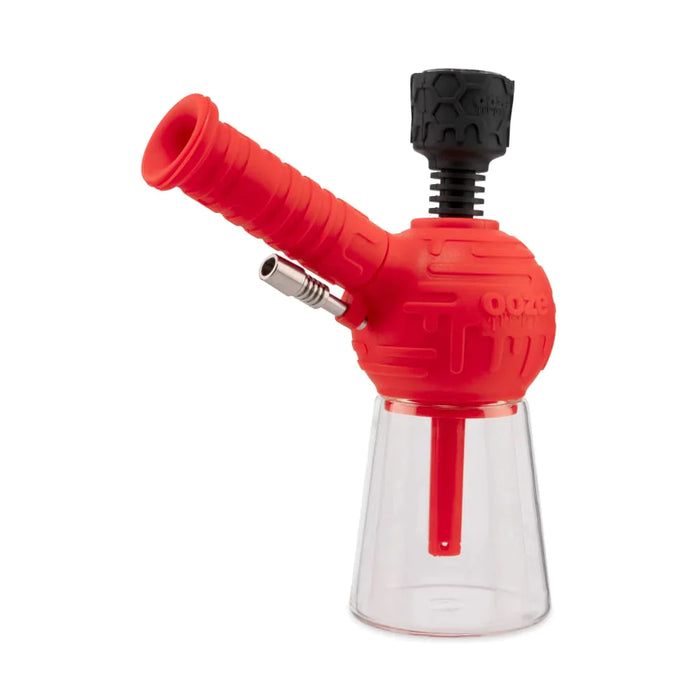 Ooze | Blaster - Silicone Glass 4-In-1 Hybrid Resin · Silicone Rig Cannatron Scarlet Black