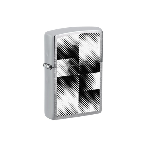 Zippo 200-110656 Black & White Checker Illusions Zippo Lighter ONE