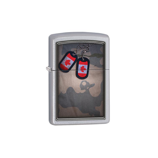 Zippo 205-078193 Canadian Military Dog Tag Zippo Lighter ONE