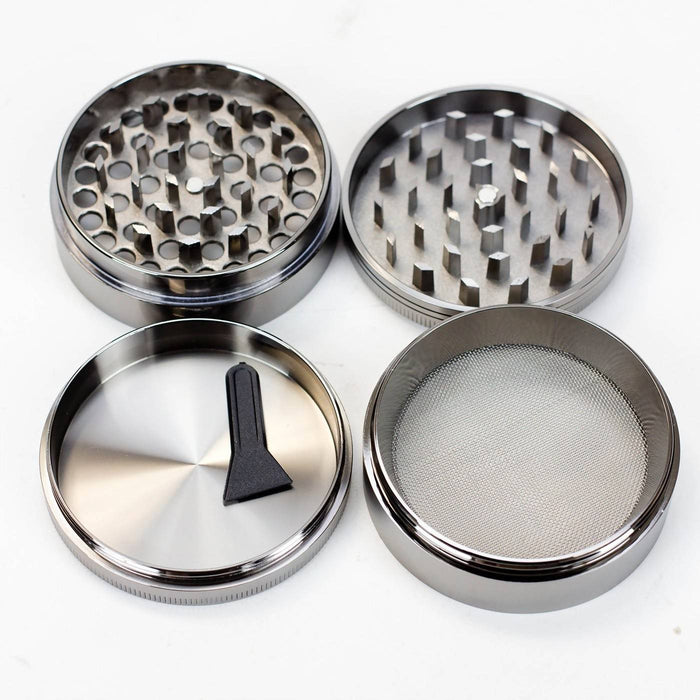 6.3 cm (2.5 inch) Spice Grinder, 4 Part, Vintage, Ancient Symbol Design, Magnetic Lid, Durable Zinc Alloy, Pollen Catcher - Leaf-Way Brand Accessories Regular Grinder Leaf-Way Store