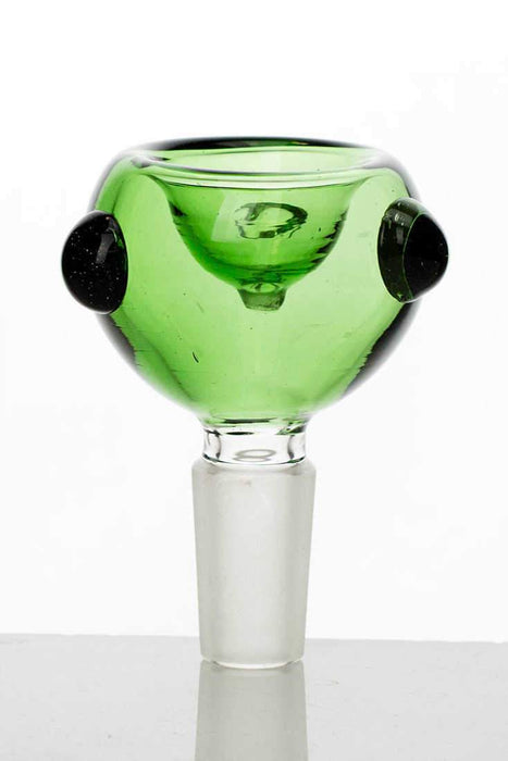 Glass round bowl-Green - One Wholesale