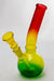 7" glass water bong with bowl stem-Rasta - One Wholesale