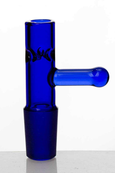 3 Pinched straight glass bowl Bowl · Banger · Oil Burner ONE Blue 14 mm Female Joint