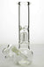 11" glass round base water bong with 4 arms percolator- - One Wholesale