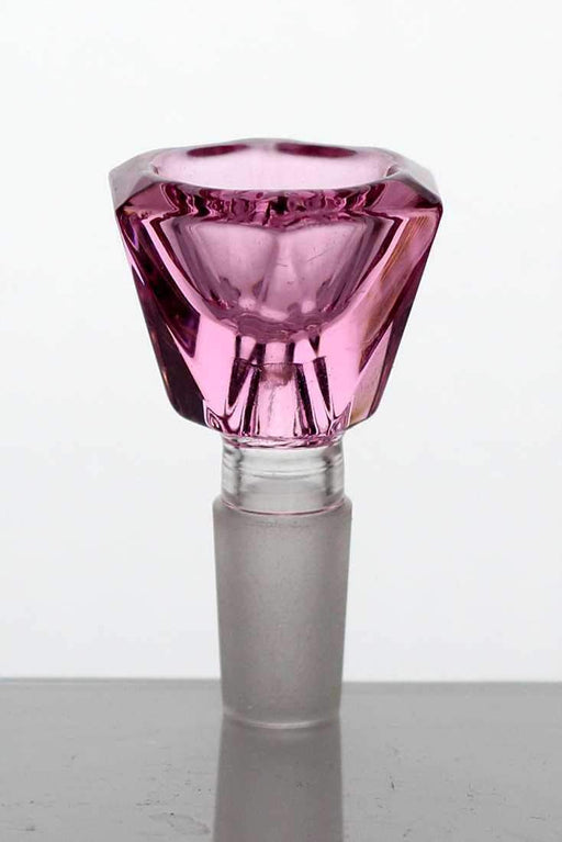 Crystal shape Glass bowl Bowl · Popper ONE Pink 14 mm Female Joint