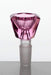 Crystal shape Glass bowl-Pink - One Wholesale