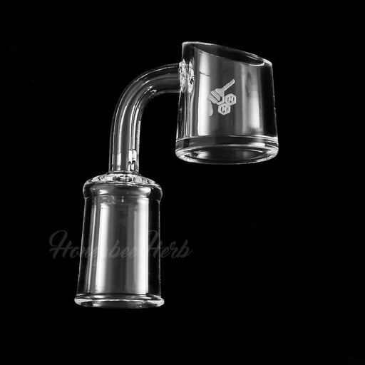 Honeybee Herb - FAT BOTTOM QUARTZ BANGER - 90° DEGREE | YL Banger · Oil Burner Honeybee Herb 18 mm Female