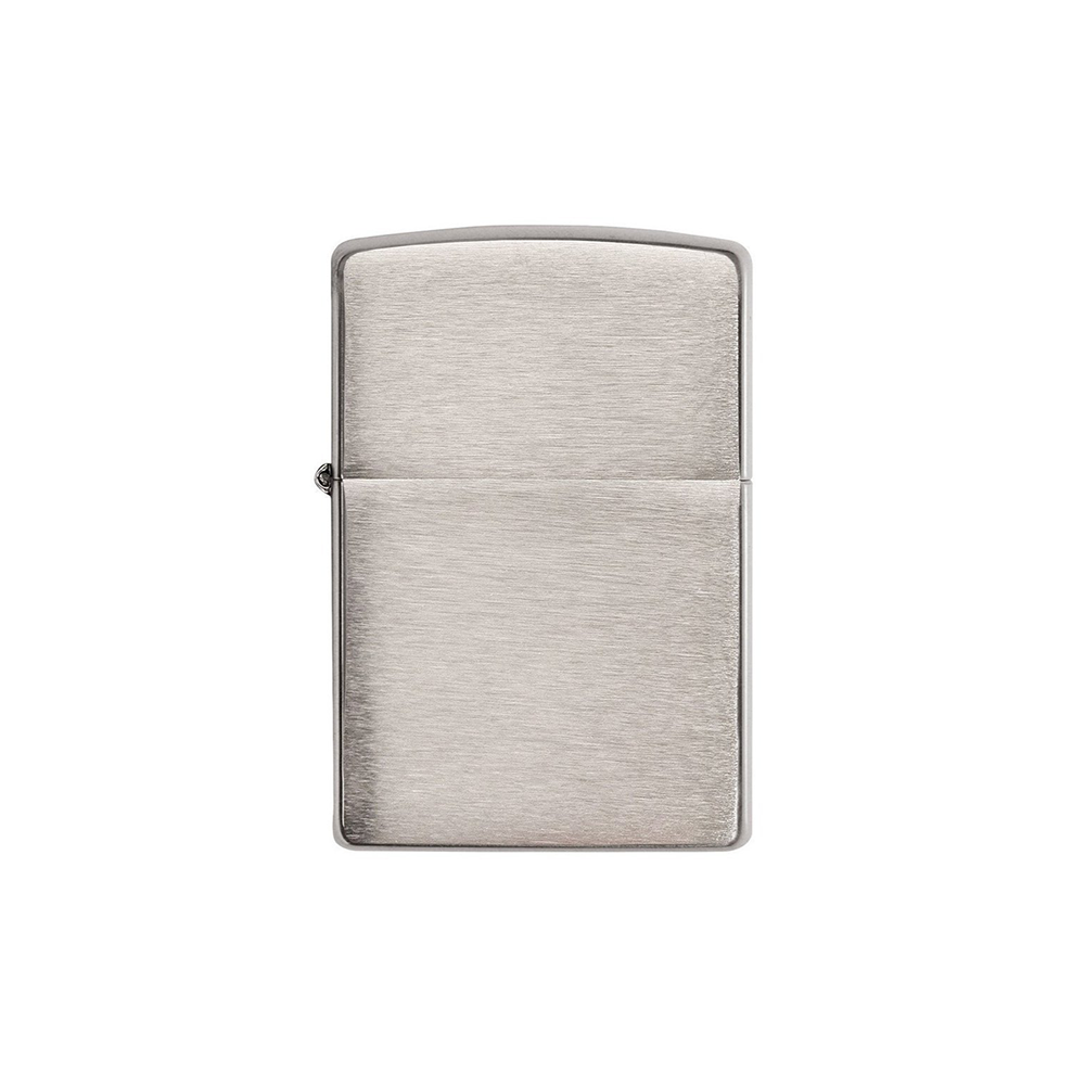 Zippo 200 Reg Brush Fin Chrome — Bong Outlet Canada
