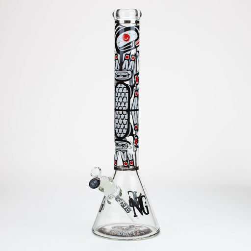 NG-18 inch 7mm Aboriginal Totem Beaker [YN1098] Glass Bong High-End Brands Glass