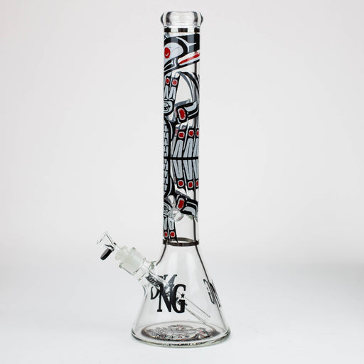 NG-18 inch 7mm Aboriginal Totem Beaker [YN1098] Glass Bong High-End Brands Glass