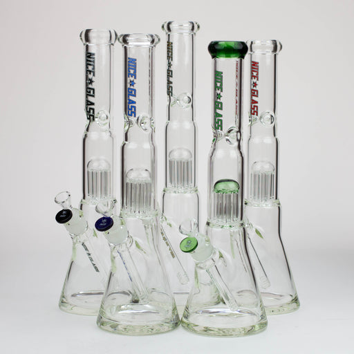 NG-16 inch 8-Arm Tree Perc Bell Beaker [S382] Glass Bong High-End Brands Glass