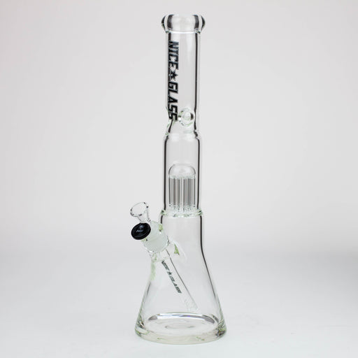 NG-16 inch 8-Arm Tree Perc Bell Beaker [S382] Glass Bong High-End Brands Glass Black