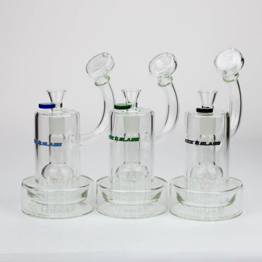 NG-8 inch 11-Arm Round Base Bubbler [YN1144] Glass Bong High-End Brands Glass