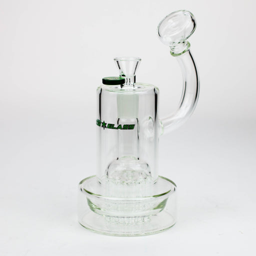 NG-8 inch 11-Arm Round Base Bubbler [YN1144] Glass Bong High-End Brands Glass Green