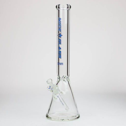 NG-18 inch 9mm Beaker [L739] Glass Bong High-End Brands Glass Blue