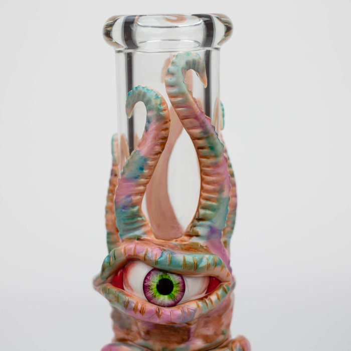 PHOENIX STAR-12.5"  Resin 3D artwork 7mm glass beaker water bong