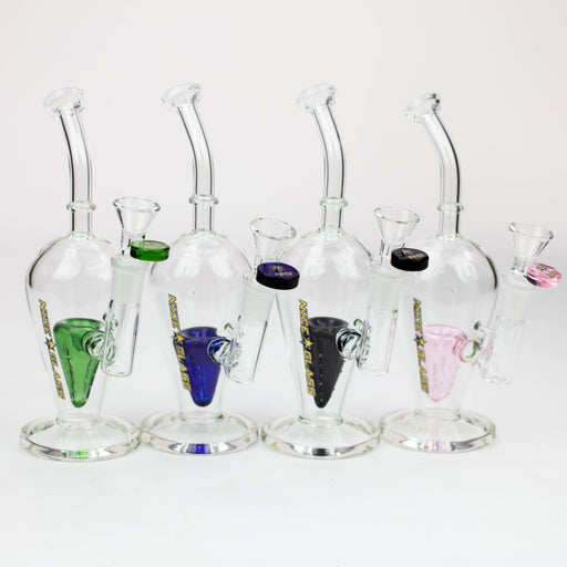 NG-8 inch Cone Perc Reverse Triangle Bubbler [N8007] Glass Bong High-End Brands Glass