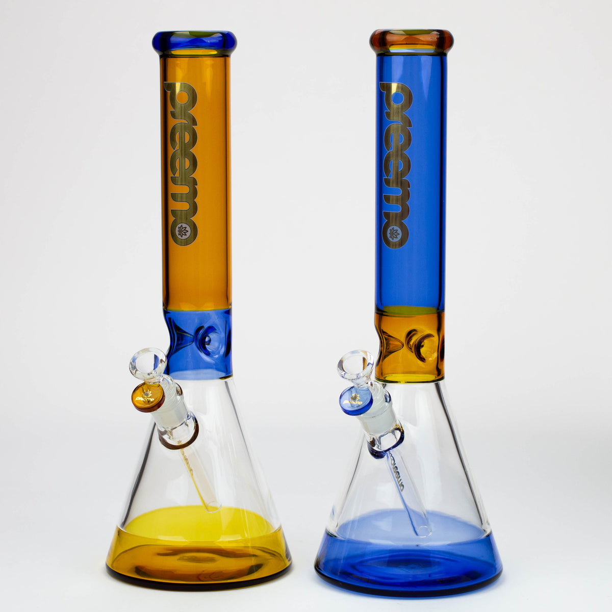 preemo - 15.5 inch Contrast Pinch Beaker [P024] — Bong Outlet Canada