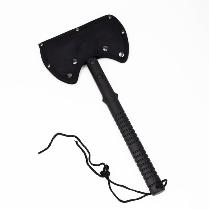 15.5" All  Black Tactical Axe Double Blade Head [13463]